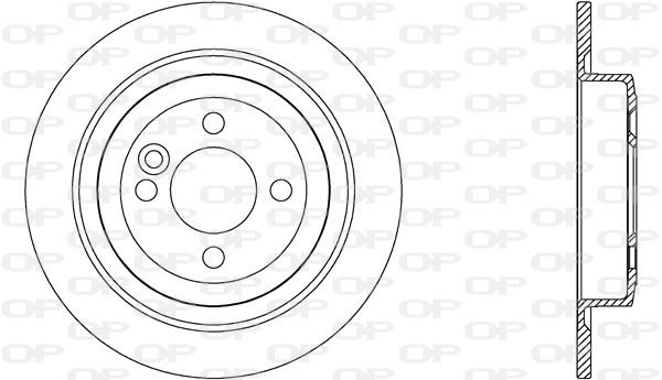 OPEN PARTS Тормозной диск BDR2613.10